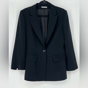 MANIGANCE PARIS BLACK BLAZER SPLIT BELL‎ SLEEVES